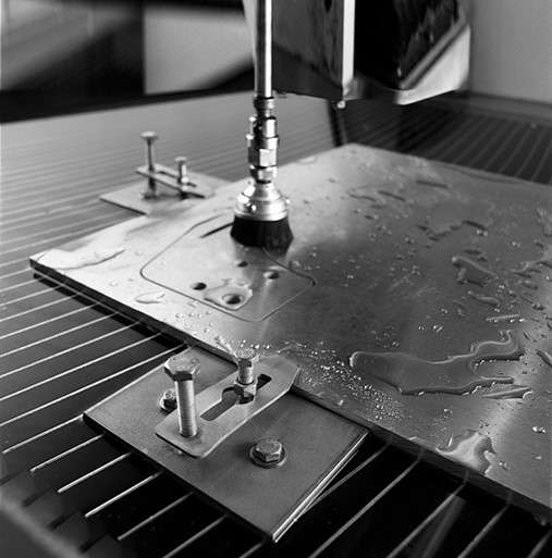 Abrasive water jet machining