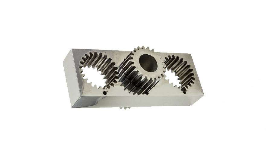 Part created with EDM process