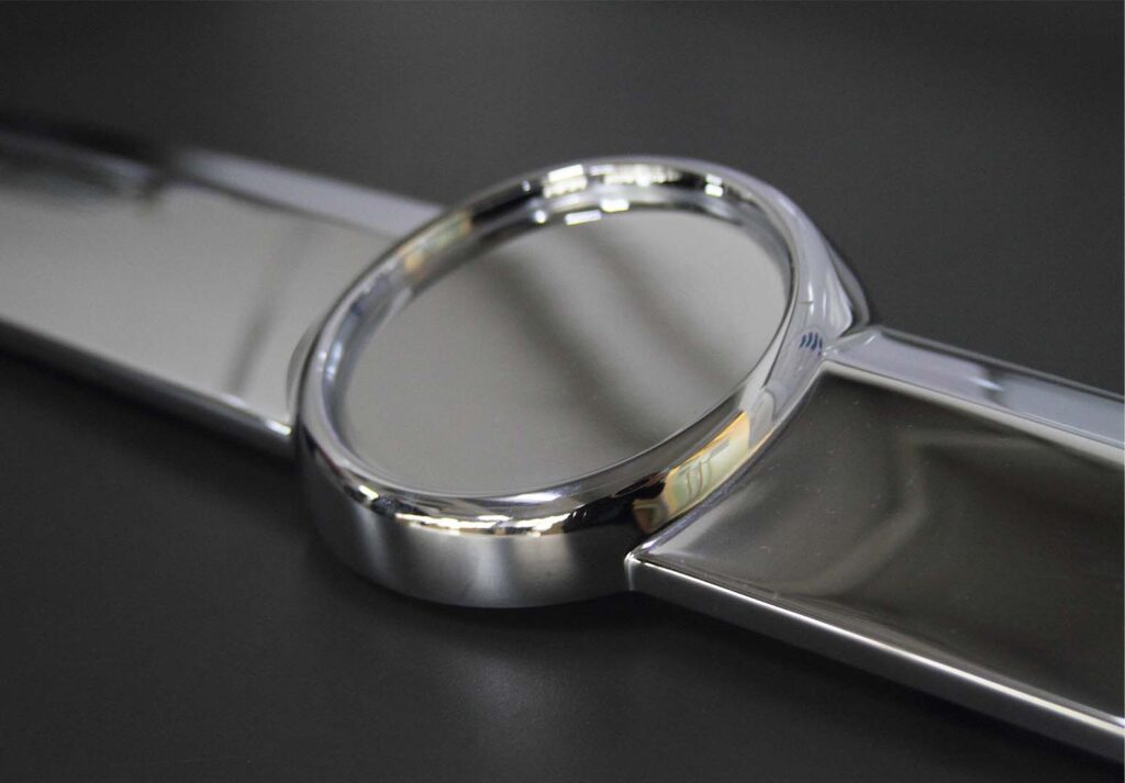 Part with Electroplating finishes