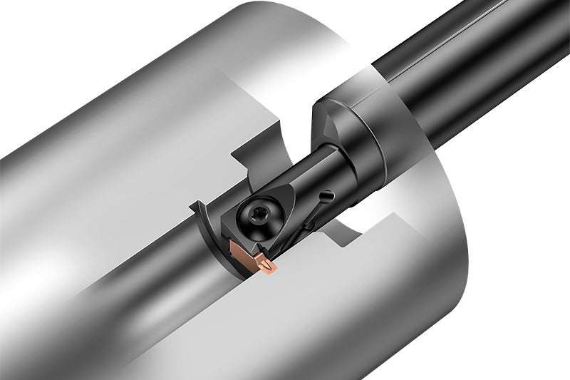 Internal Grooving Tool in Action