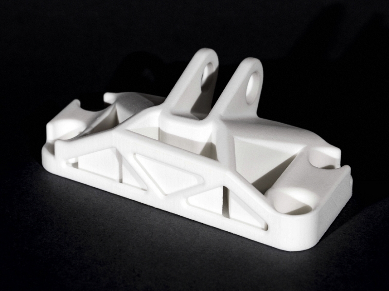 Part with CNC Glass Bead Blasting