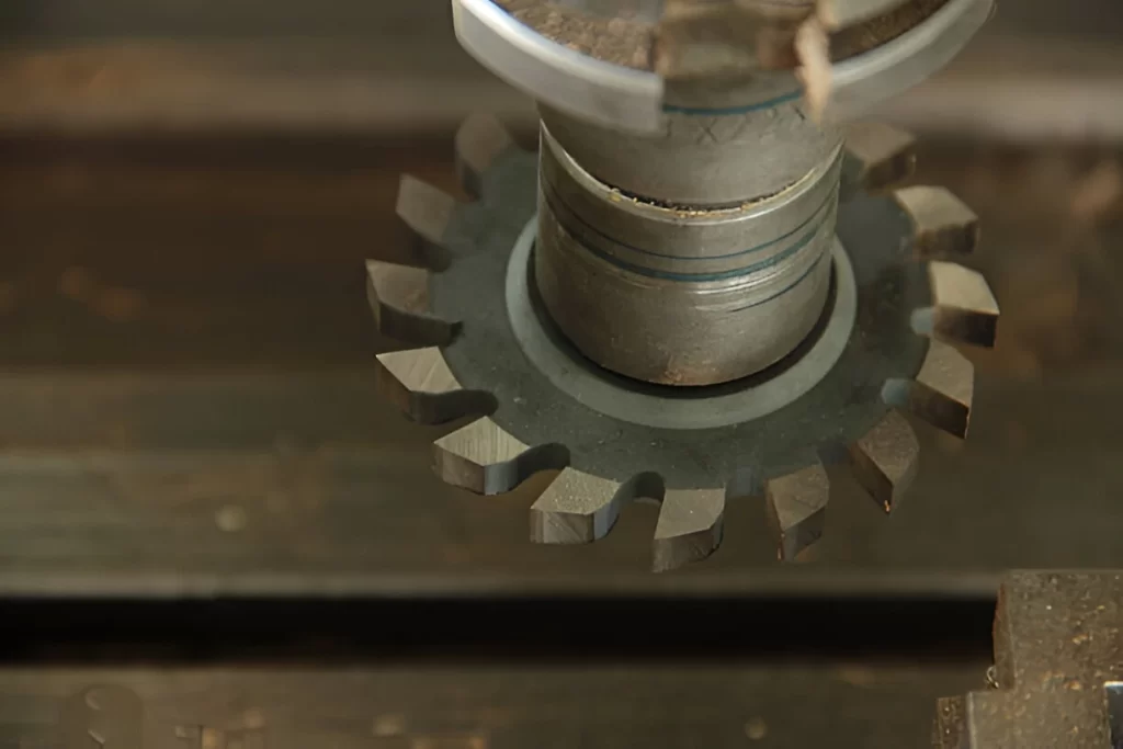 Clear View of a Keyway Slot Milling Cutter.