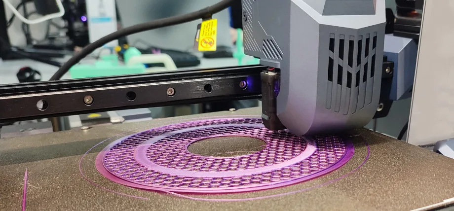 3D print of a round prototype