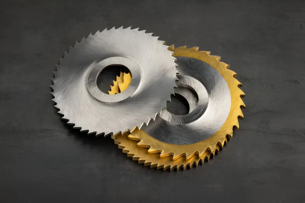 Saw Blade Mill Cutter with coated finish.
